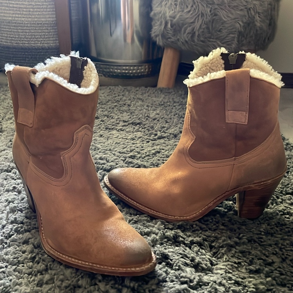 Koolaburra Tan Heeled Boots